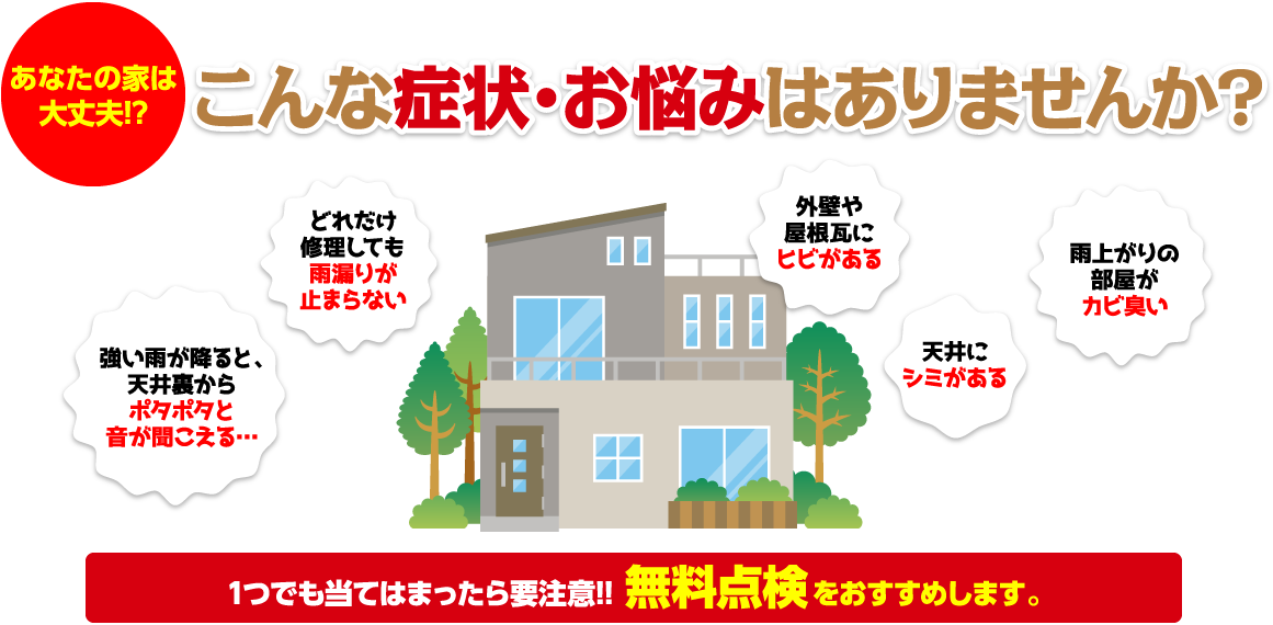 こんな症状・お悩みはありませんか？