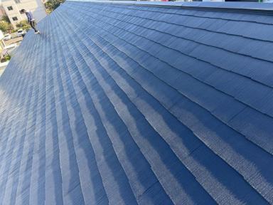 安城市のアパートにて、屋根塗装後の1年点検に行ってきました。