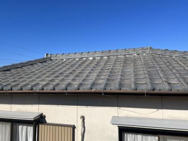 安城市　日本瓦葺き屋根の漆喰・屋根の点検に行ってきました。