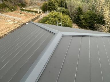 安城市S様邸屋根カバー工事イージーガード点検